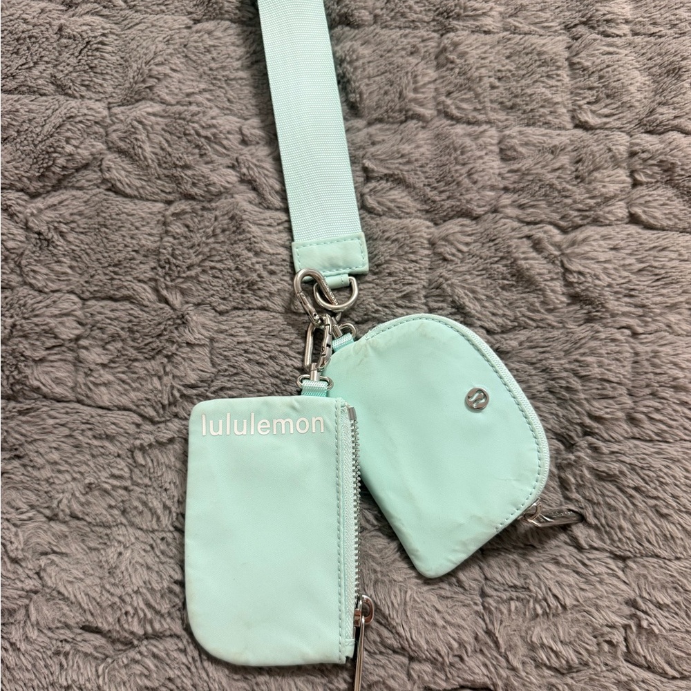 lululemon athletica Mint Green Clutch & Wristlet